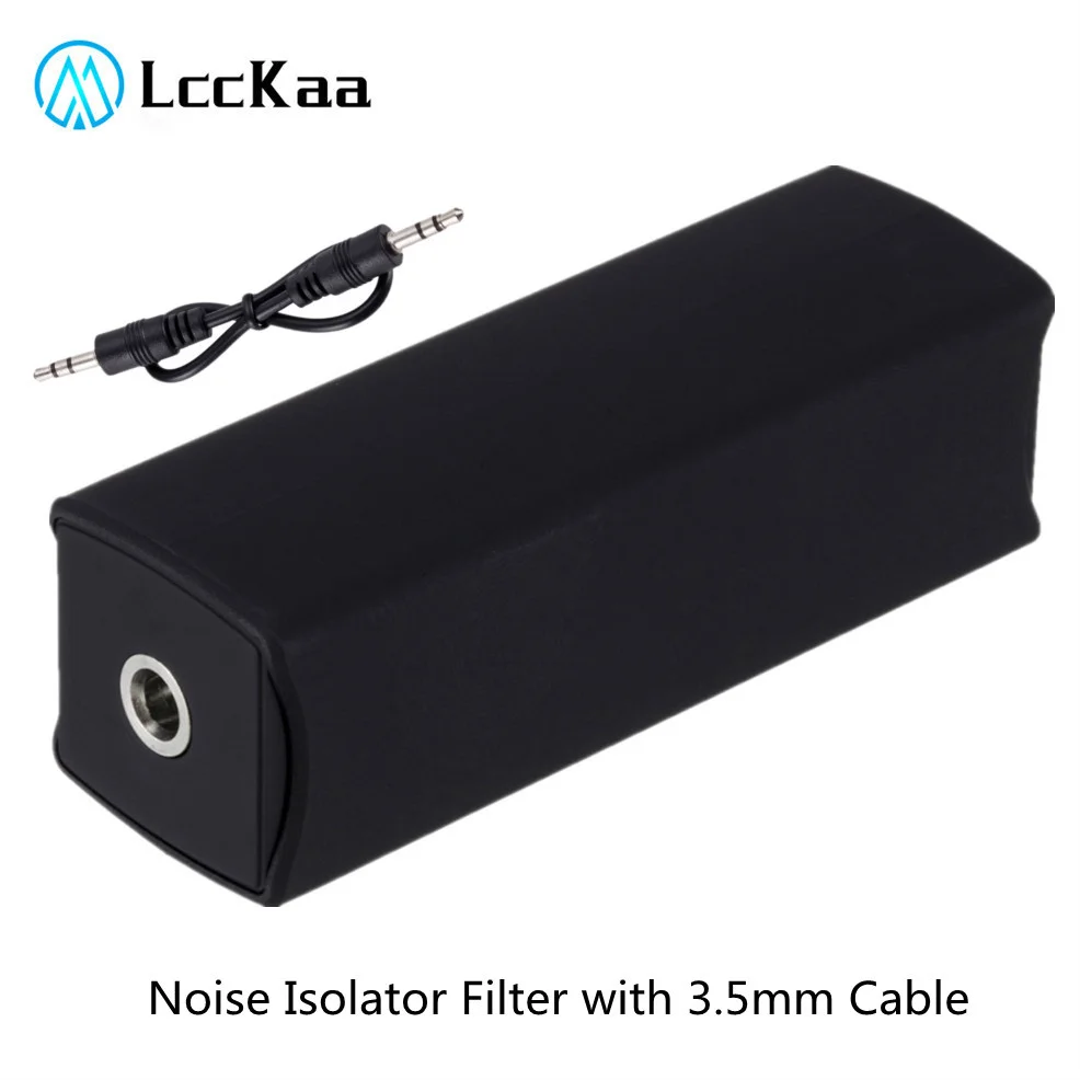 LccKaa Speaker Line 3.5mm Aux Audio Noise Filter Ground Loop Noise Isolator Eliminate for Car Stereo Audio System Home Stereo жидкость для очистки бензиновых систем liquimoly pro line jetclean benzin system reiniger konzentrat 5152