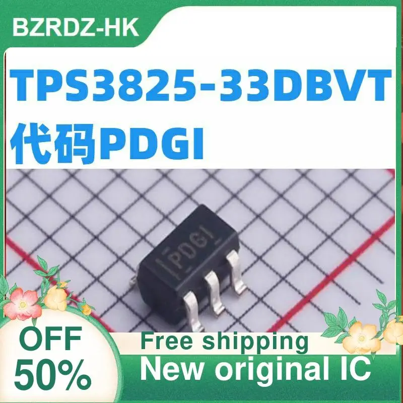 

2-10PCS/lot TPS3825-33DBVR TPS3825-33DBVT PDGI New original IC