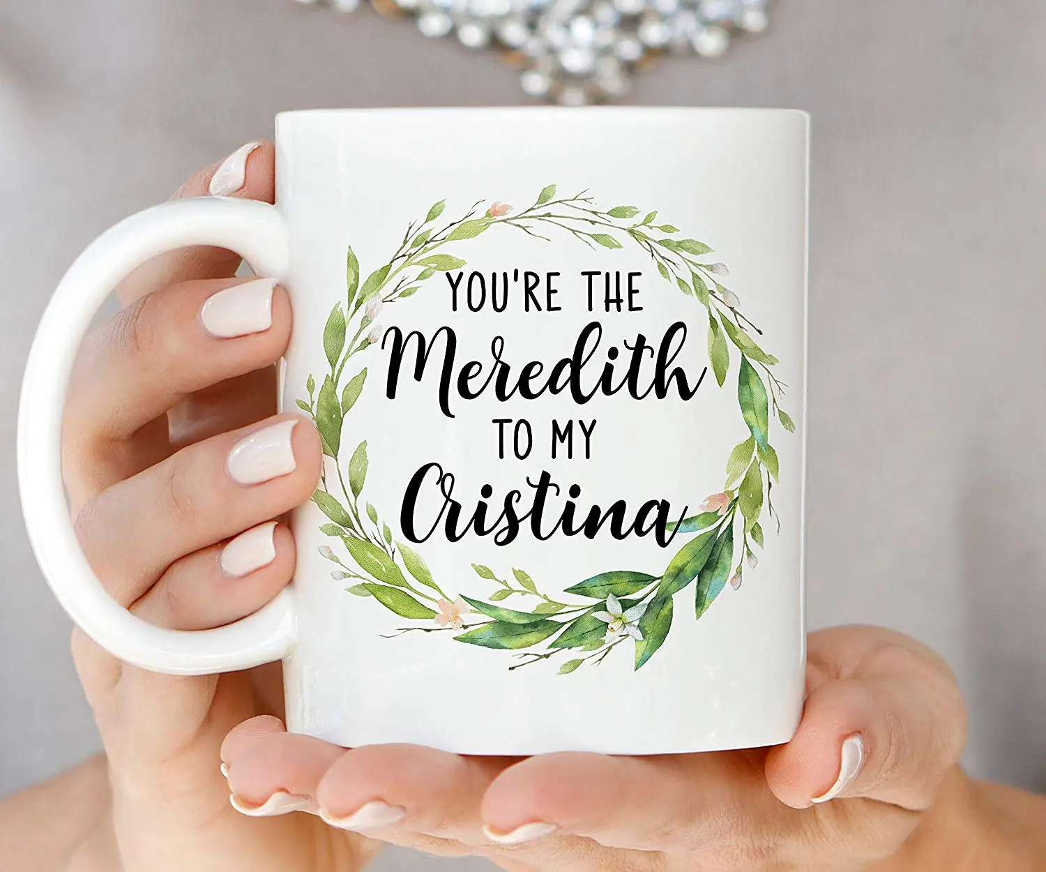 Забавная кружка 11 унций You Are The Meredith To My Cristina керамическая кофейная кружка|Кружки|
