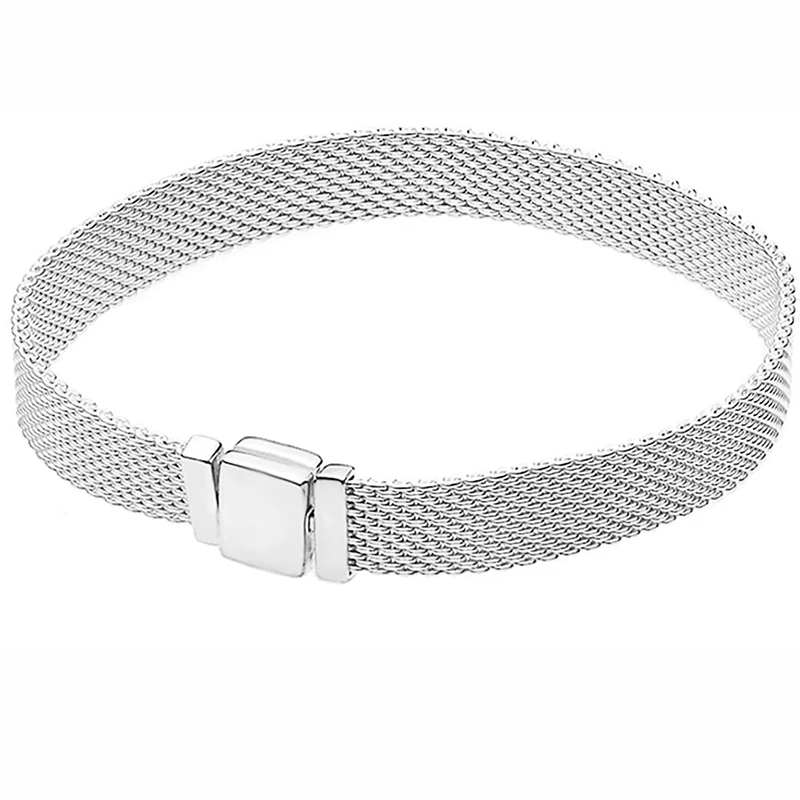 Новые и оригинальные 100% браслеты из чистого серебра 925 пробы 2019 серии Pandora Shine