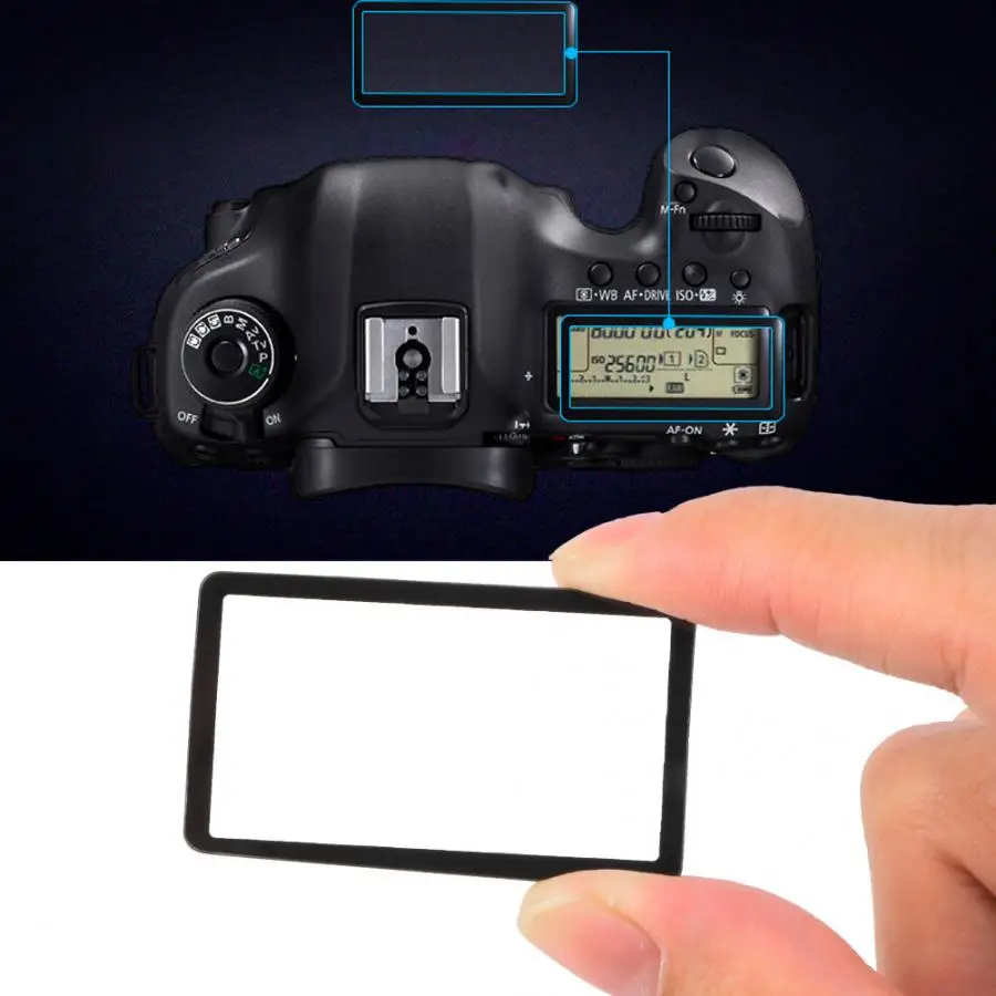 Акриловая камера верхняя внешняя ЖК-дисплей стекло Защитная крышка подходит для Nikon D750 D7500 горячая распродажа