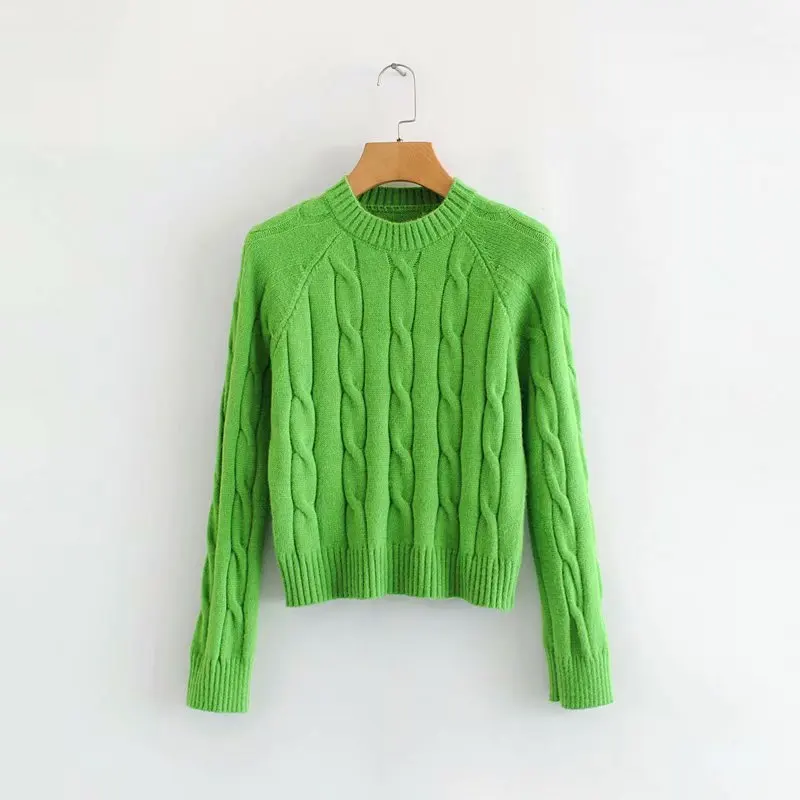 

New arrival TL38-7136 European and American fashion twist sweater