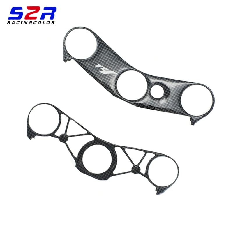 Ручка Корона Защитная аппликация для YAMAHA R1 2004 2005 2006 2007 2008 наклейка накладка тройной дерево верхний зажим передняя Верхняя наклейка