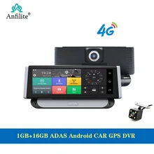 Anfilite 7,8" 3g/4G Android автомобильный видеорегистратор 1080P gps навигация ADAS Full HD видеокамера Bluetooth WiFi двойной объектив навигатор для грузовиков