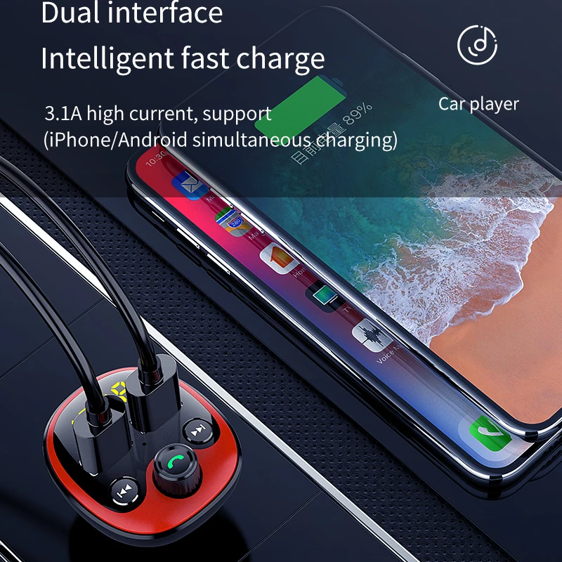 KORSEED модуль передачи FM Bluetooth Manos Libres для автомобильного комплекта аудио MP3 с каргой