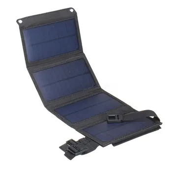 

Outdoor Portable Folding Foldable Waterproof Solar Panel Charger Mobile Power Bank 10000mAh for Cellphone Battery Dual USB Port