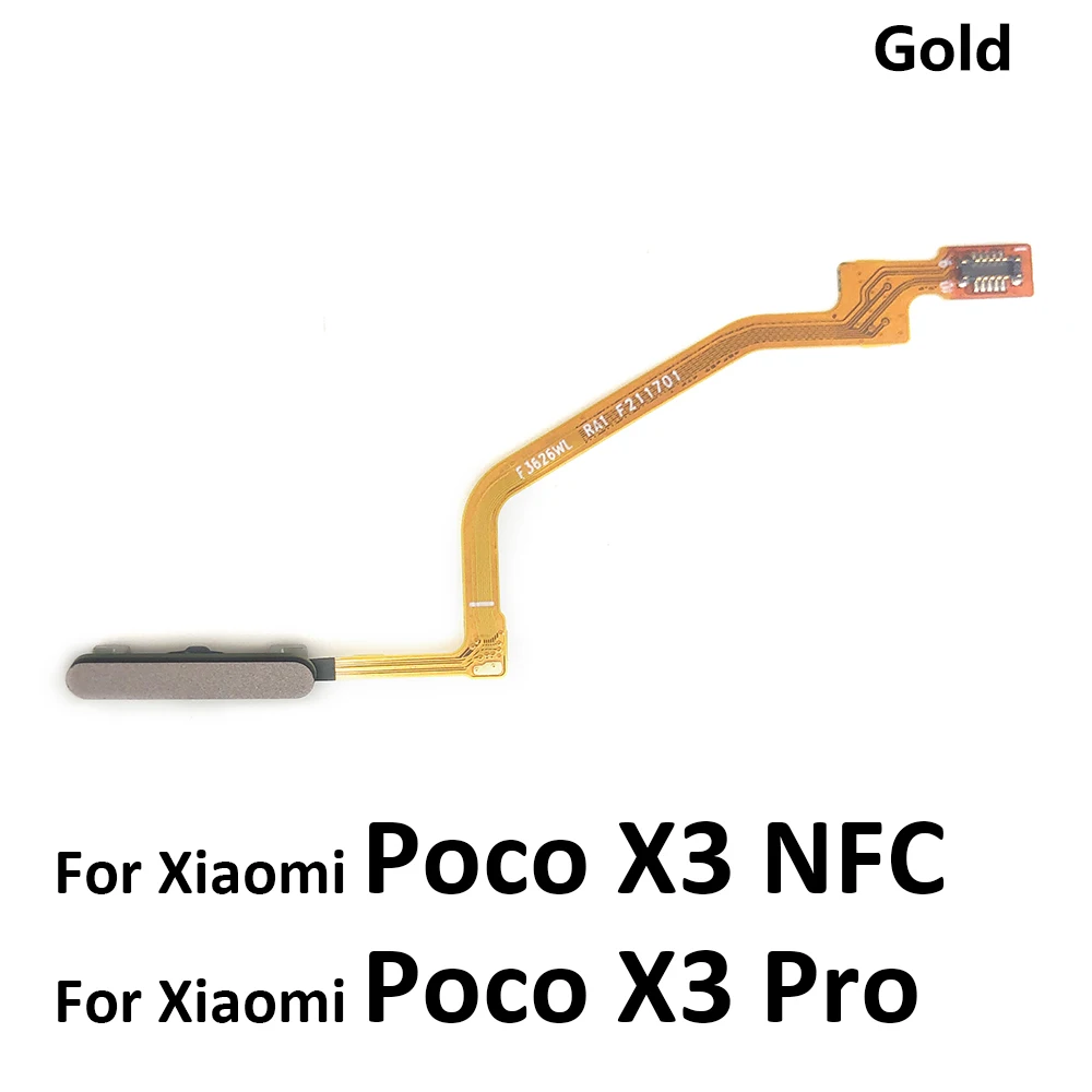 Fingerprint Sensor Scanner Touch ID Connect Motherboard home button Flex For Xiaomi Poco X3 NFC X3 Pro M4 Pro 4G fingerprint flex cable home button flex