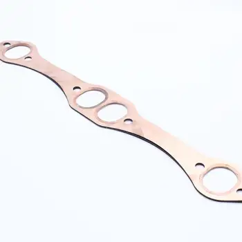 

Sbc Exhaust Pipe Gasket SI-AT58020 Metal Oval Port Copper Header Exhaust Gaskets Reusable Automobile Parts