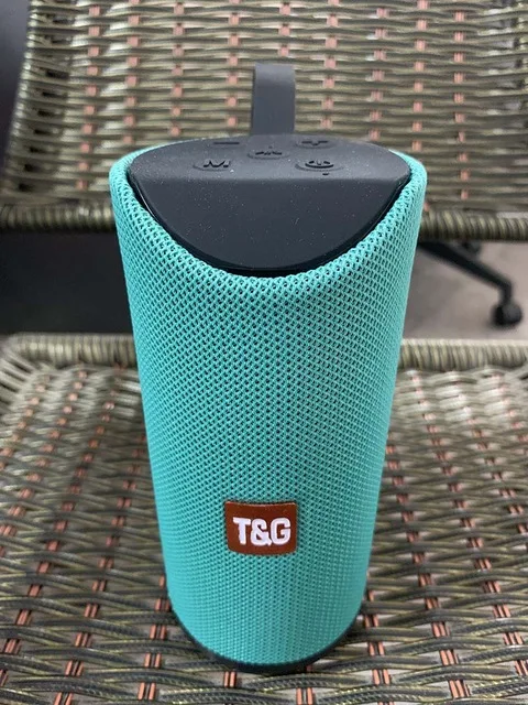 GREEN T& G беспроводной динамик 10 Вт портативный наружный динамик 360 стерео Бумбокс Система домашнего кинотеатра громкий динамик Поддержка FM TF карта бумбокс - Цвет: GREEN