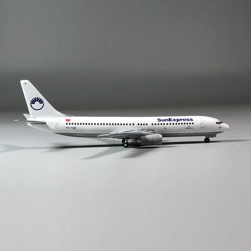 1:500, оригинальная посылка, турецкий воздушный Boeing 737, TC-SUB, пассажирский самолет, статический дисплей, литая под давлением модель, Студенческая Подарочная коллекция