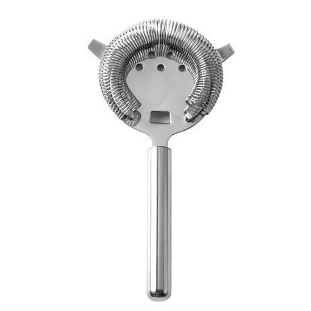 Large Silver Фильтр сито из нержавеющей стали смешанный напиток Экологичные кухонные принадлежности ледяной барный шейкер инструмент для коктейлей - Цвет: Large Silver