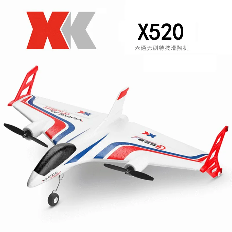 

XK Weili X520 Six-way Joint Brushless Profession Stunt Glider EPP Foam Flight Remote Control Toy Model Airplane