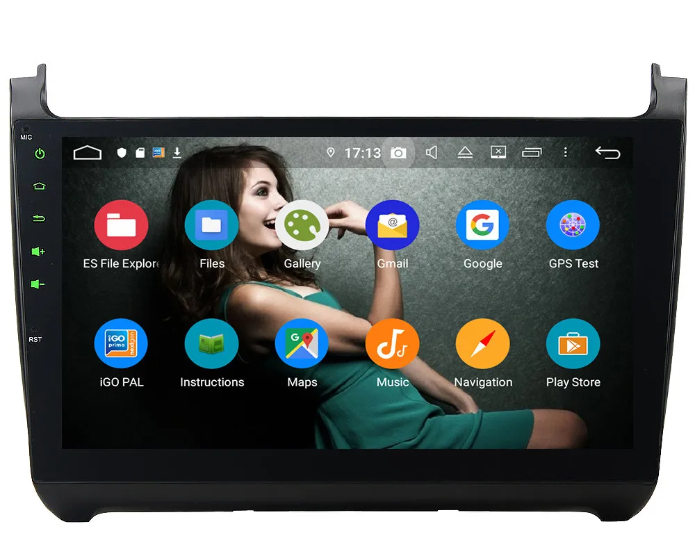 Klyde 10," ips 4G Android 9,0 Восьмиядерный 4 Гб ОЗУ 64 Гб ПЗУ DSP BT автомобильный DVD мультимедийный плеер стерео для Volkswagen Polo 2008