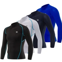 Гольф прохладное сухое компрессионное термобелье с длинным рукавом Спортивное нижнее белье для гольфа футболки топы