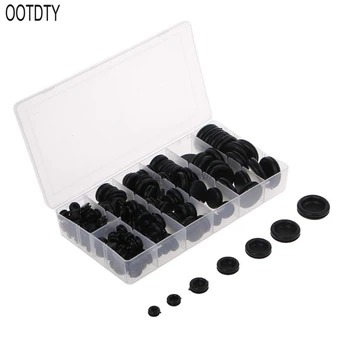 

170Pcs Rubber Grommets Assortment Fire Wall Electrical Wire Gasket Kit Firewall Hole Plug Set