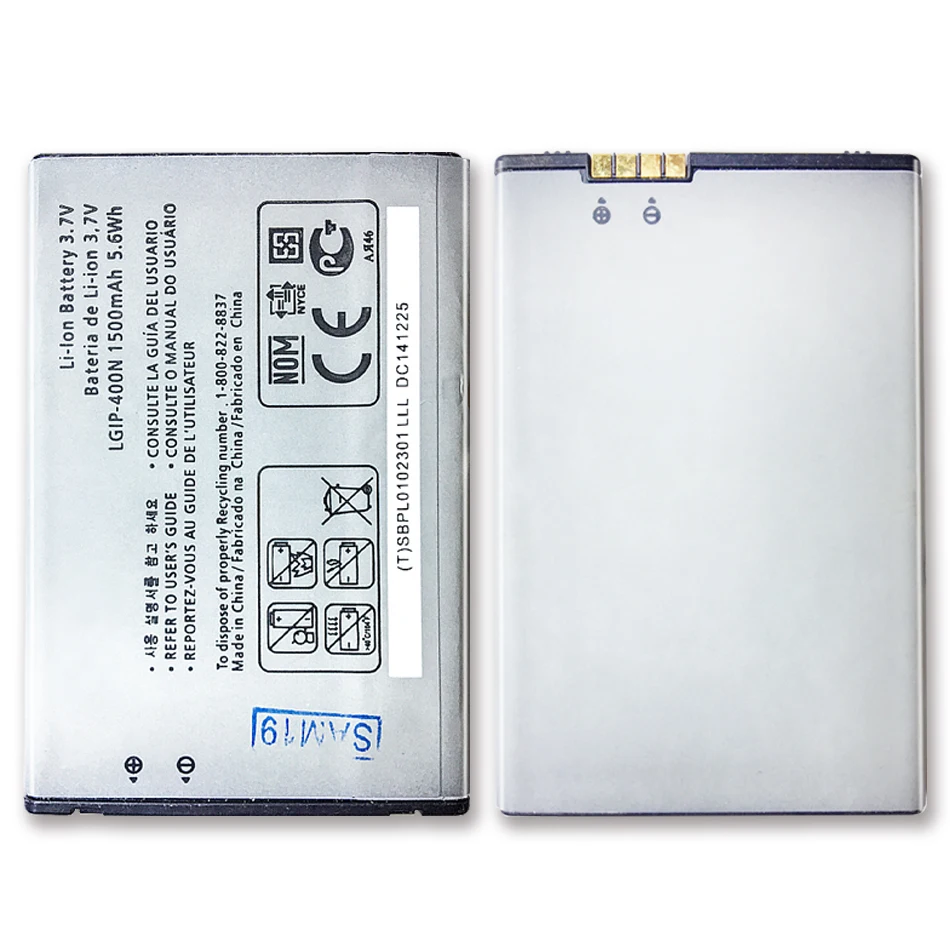 Сменный аккумулятор LGIP-400N для LG OPTIMUS M/C/U/V/T/S/1 VM670 LS670 MS690 P503 P500 P520 P505 P509 LGIP 400N с