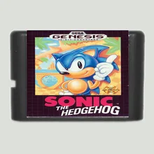 Sonic The Hedgehog 16 bit MD игровая карта для sega Mega Drive для Genesis