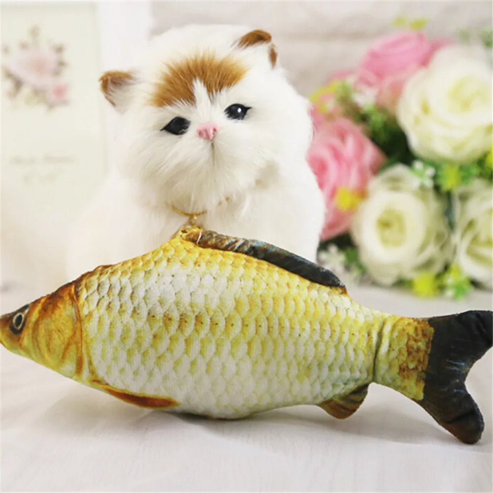 Игрушки для кошек имитационное яйцо рыба Плюшевые Интерактивные котята щенок устойчив к прокусыванию игрушечные домашние питомцы кукла подушка Каттен спелгоед