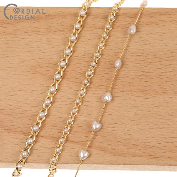 

Cordial Design Jewelry Accessories/Copper Chain/DIY Making/Necklace Parts/Hand Made/Imitation Pear/Jewelry Findings & Components