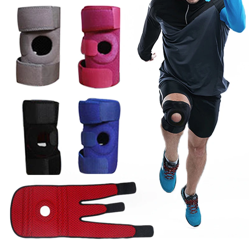 

1PCS Adjustable Unisex Knee Pads Sports Training Elastic Knee Support Brace Knee pad Safety Guard Strap Running Breathable