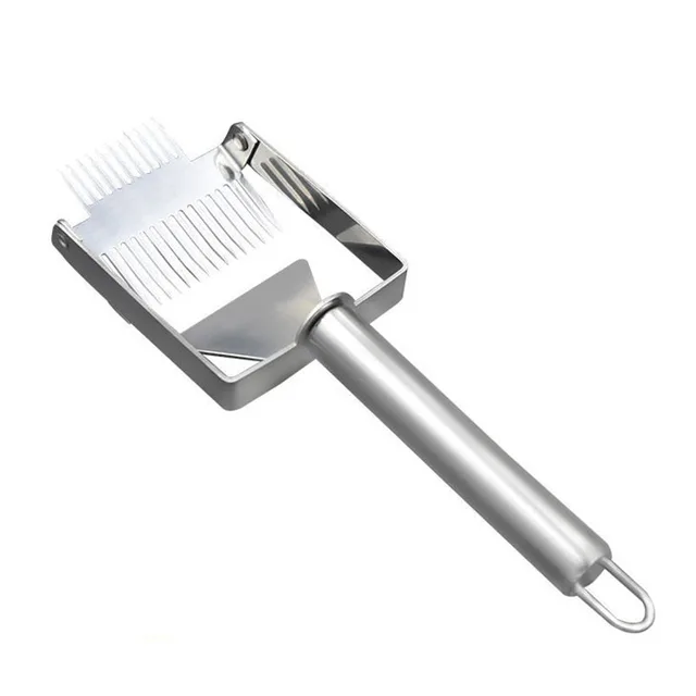 Multifunkcionális Rozsdamentes Acél Lecsupaszító Villák Dupla Tű Méhészeti Szerszámok Mézes Méhsejt Kaparóhoz - Image 2