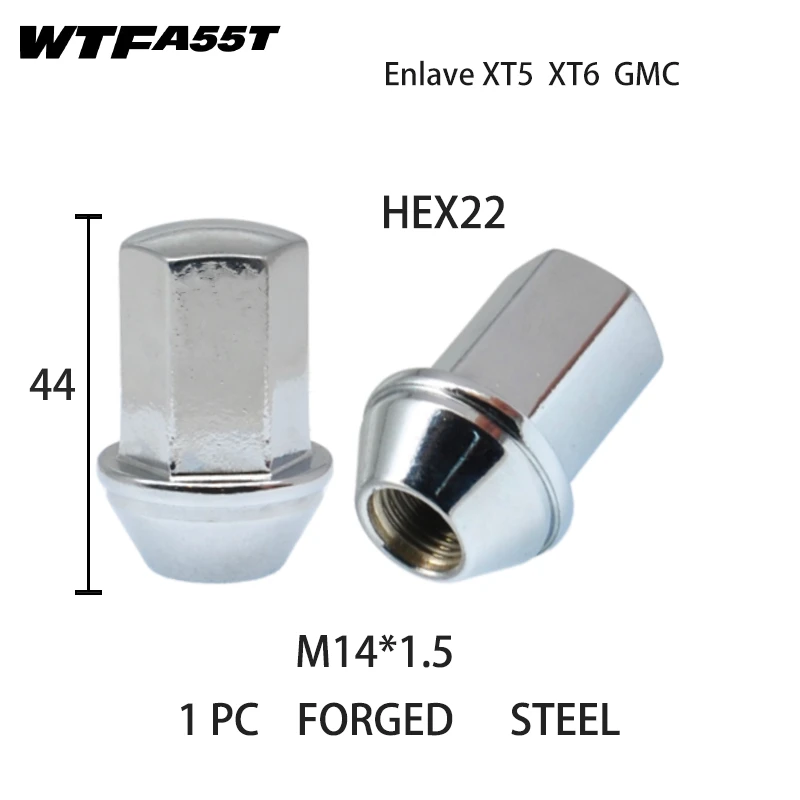 WHEEL LUG NUT FORGED for BUICK Ecore Envision Lacross Regal CADILLAC ATS CT4 STS CTS CT6 XTS SRX CAMARO MALIBU