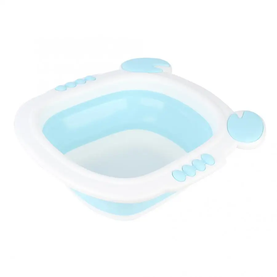 

Foldable Baby Bath Tub Wash Basin PP Infant Bathtub Portable Children Washing Face Foot Tubs Collapsible Thicken Washbasin