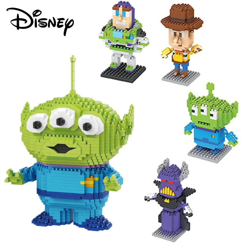 Конструктор История игрушек Disney миниатюрные блоки-конструкторы шерифа Вуди Базз