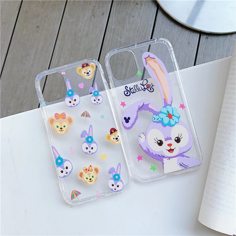 Милый прозрачный чехол для телефона с мультяшными животными iphone 11 11pro 11promax XS MAX X XR