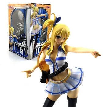 

21cm Anime Lucy PVC Cartoon Lucy Heartfilia Anime Cosplay Fairy Tail Figure Toys