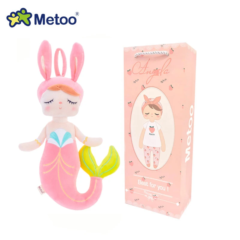 Kawaii мягкие плюшевые животные Милая подвеска на Рюкзак Детские игрушки для девочек на день рождения Рождество кеппель кукла панда Metoo кукла - Цвет: 1624-1-1box