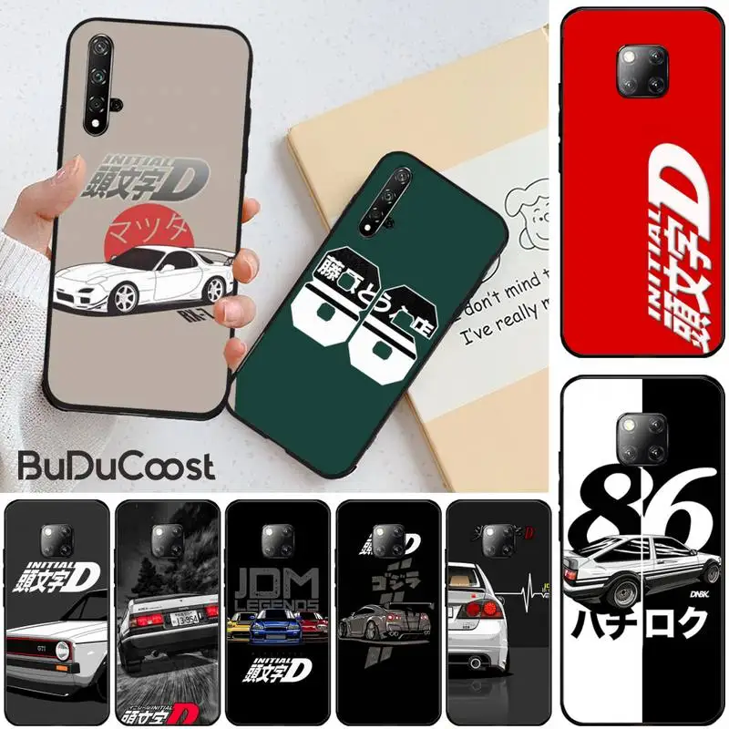 

Hot Japan initial D anime Custom Photo Soft Phone Case For Honor 10 20 lite view20 7C 5.7inch 8 5 7A 5.45inch 10 20i PLAY 30 PRO