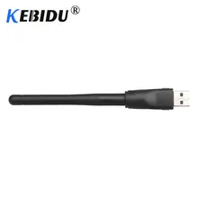 Kebidu USB 2,0 WiFi беспроводной адаптер 150 Мбит/с 2,4 ГГц WLAN сетевая карта приемник ключ 802,11 b/g/n LAN с антенной для ноутбука
