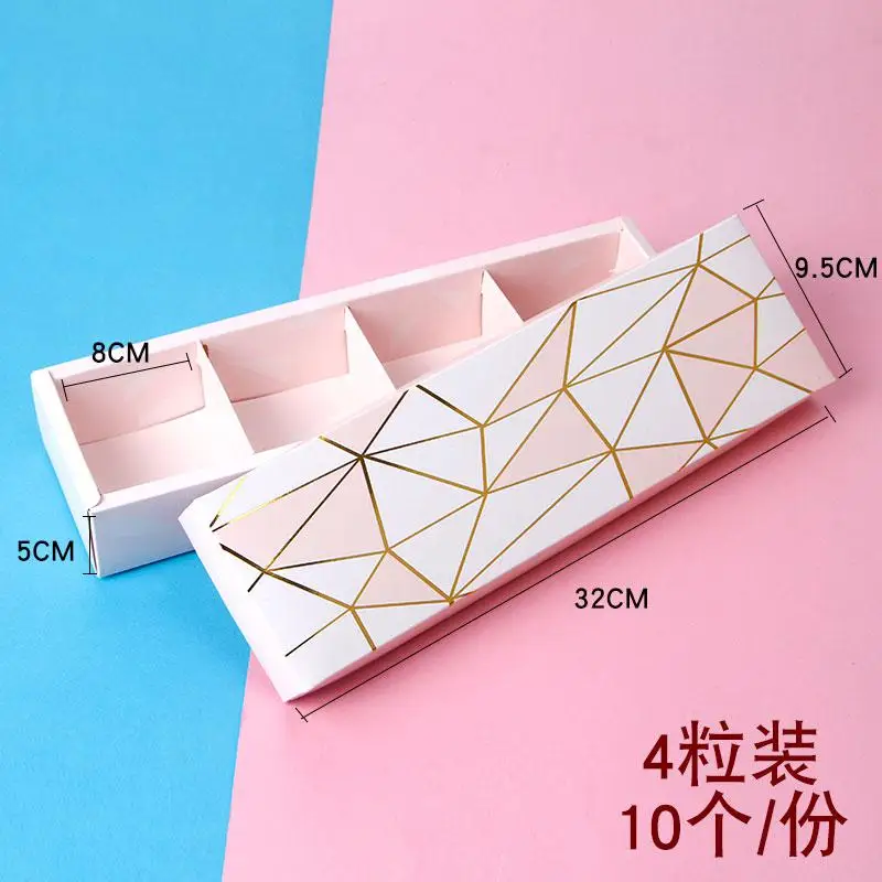 Выпечка DIY упаковка Праздник середины осени вечерние Mooncake сумочки в виде кекса Подарочная коробка 10 шт./лот - Цвет: F