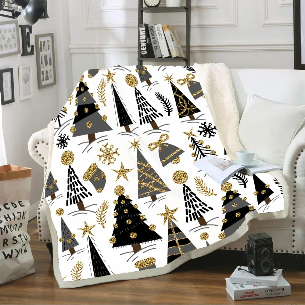 Merry Christmas пледы одеяло Рождественская елка мультфильм одеяло коралловый флис одеяло для детей ворс шерпа одеяло из микрофибры на кровати