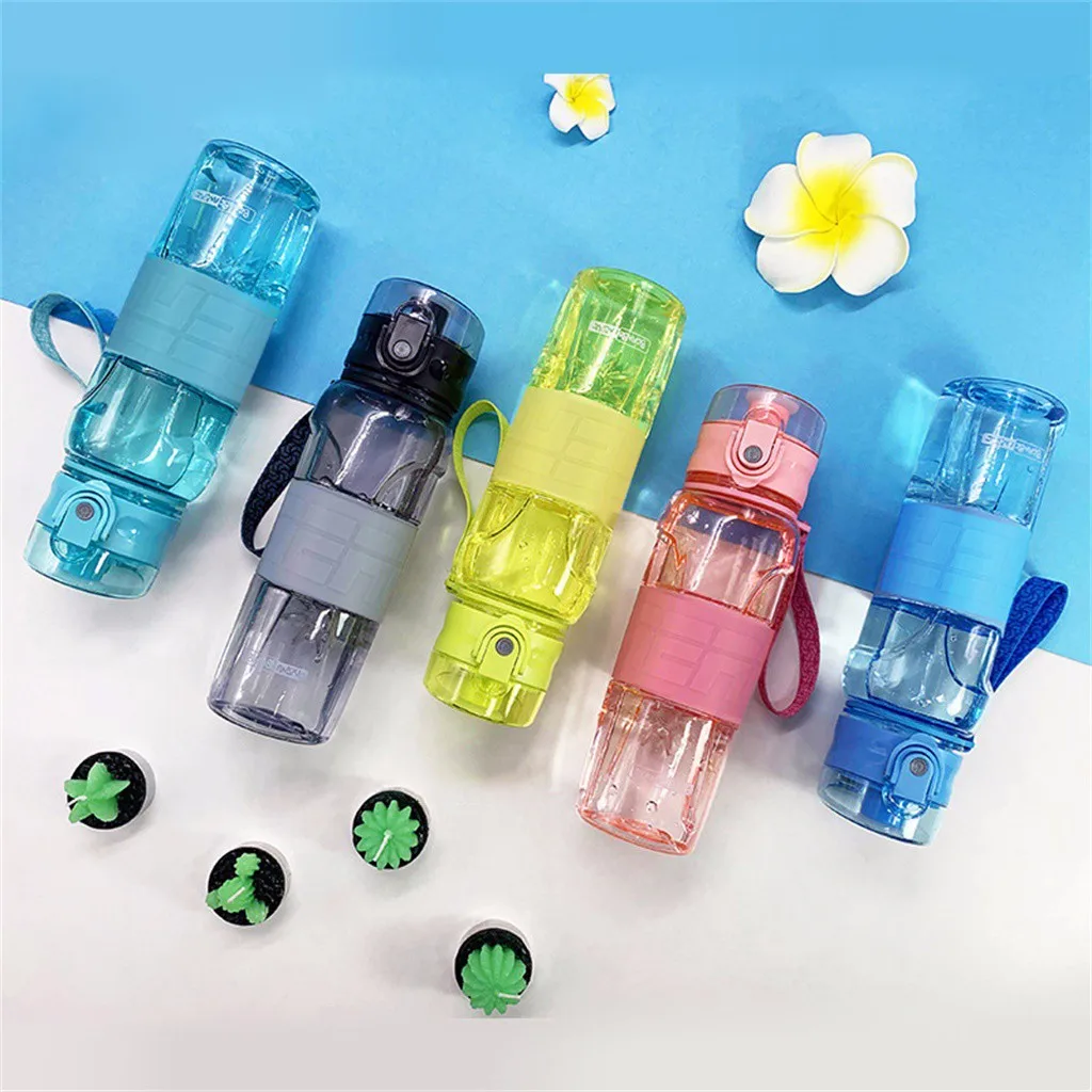 kitchen accessories GERGY Sport Water Bottle Anti-Slip for Fitness Outdoor Travel Leakproof 500ml kitchen gadgets dropshipping