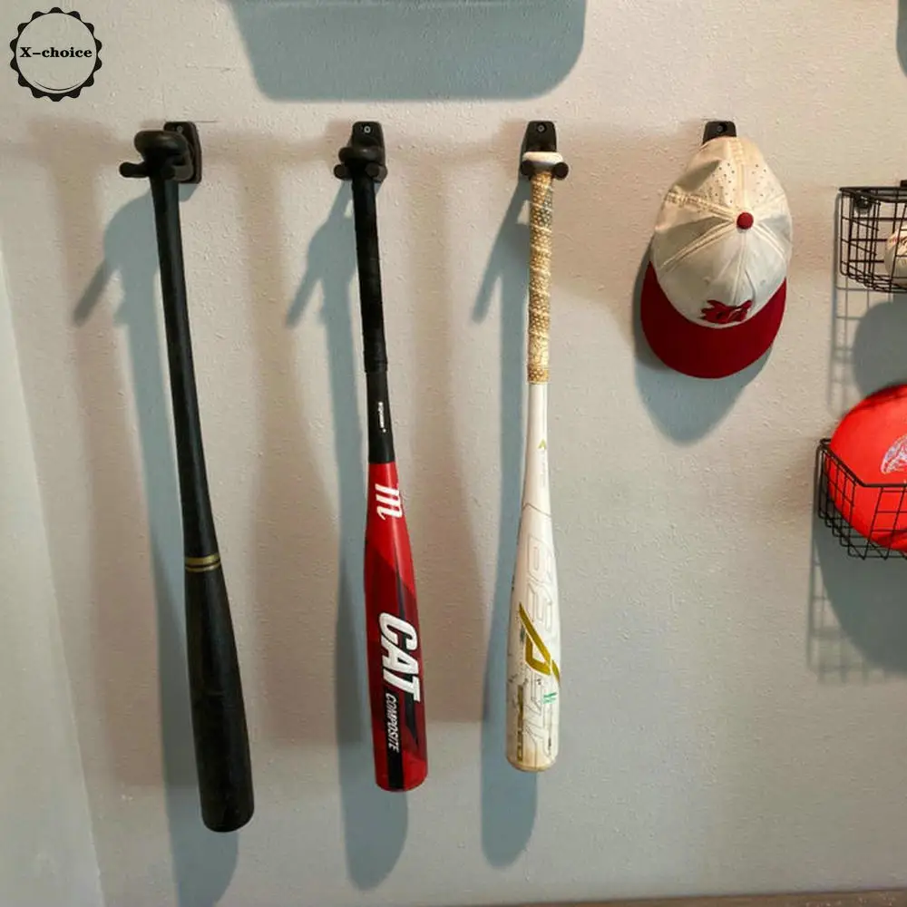 Multi-function Vertical Baseball Bat Holder Hooks for Baseball Softball