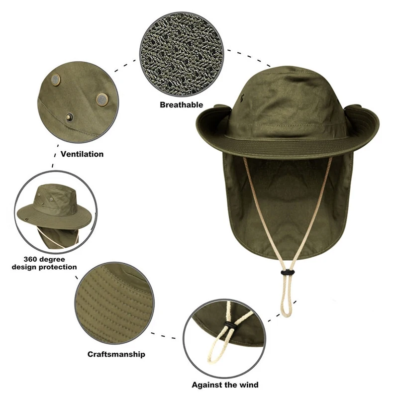 Уличная UPF 50+ откидная крышка анти-пот переносной зонтик шейный чехол Солнцезащитная шляпа уличная спортивная одежда аксессуары с ремешком для подбородка