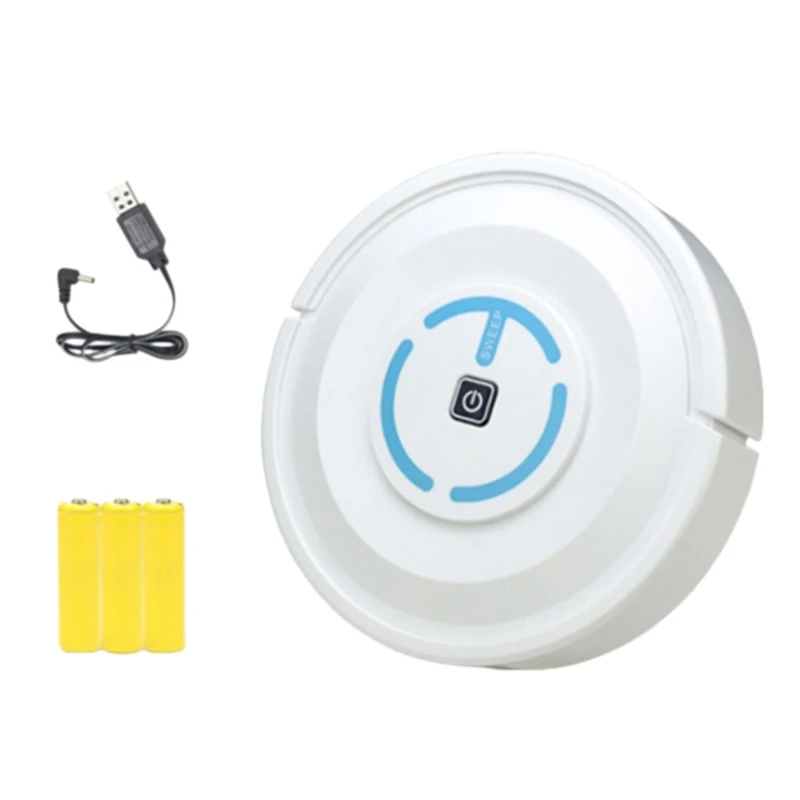 

Home Automatic Vacuum Smart Floor Cleaning Robot Auto Dust Cleaner Sweeper Mop-Charging Version White