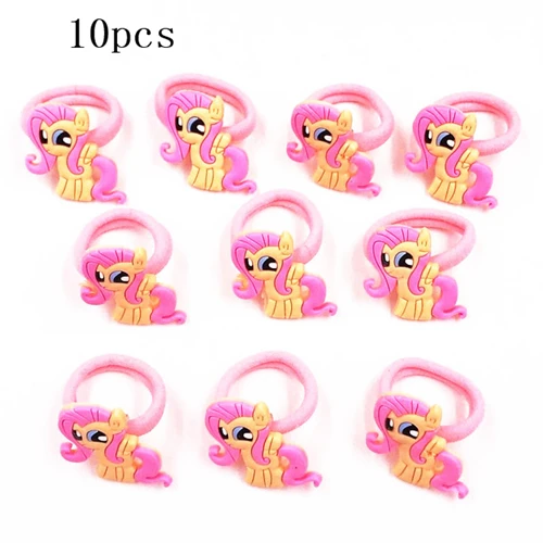 17-10pcs 10 шт./лот, заколки для волос с Микки и Минни, популярные Мультяшные резинки для волос, повязка на голову, рождественские аксессуары для волос для девочек, заколки для волос - Цвет: 17-10pcs