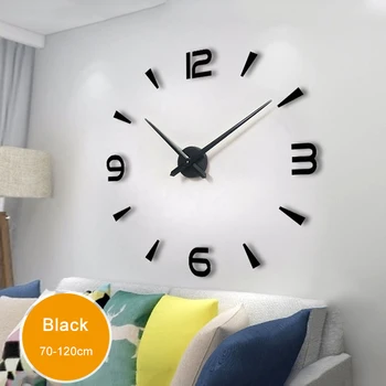 

Spot Acrylic Wall Clock Decoration Modern Design Portable for Home Bedroom Office QP2