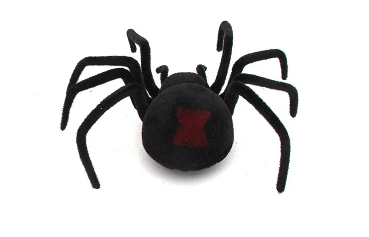 Grande do Que a Mão Brinquedo de Estimação Super Quatro-way Controle Remoto Aranha Simulação Viúva Negra Tarântula Assustador Eletrônico Rastejando Inseto 11 controle remoto aranha simulação viúva negra tarântula