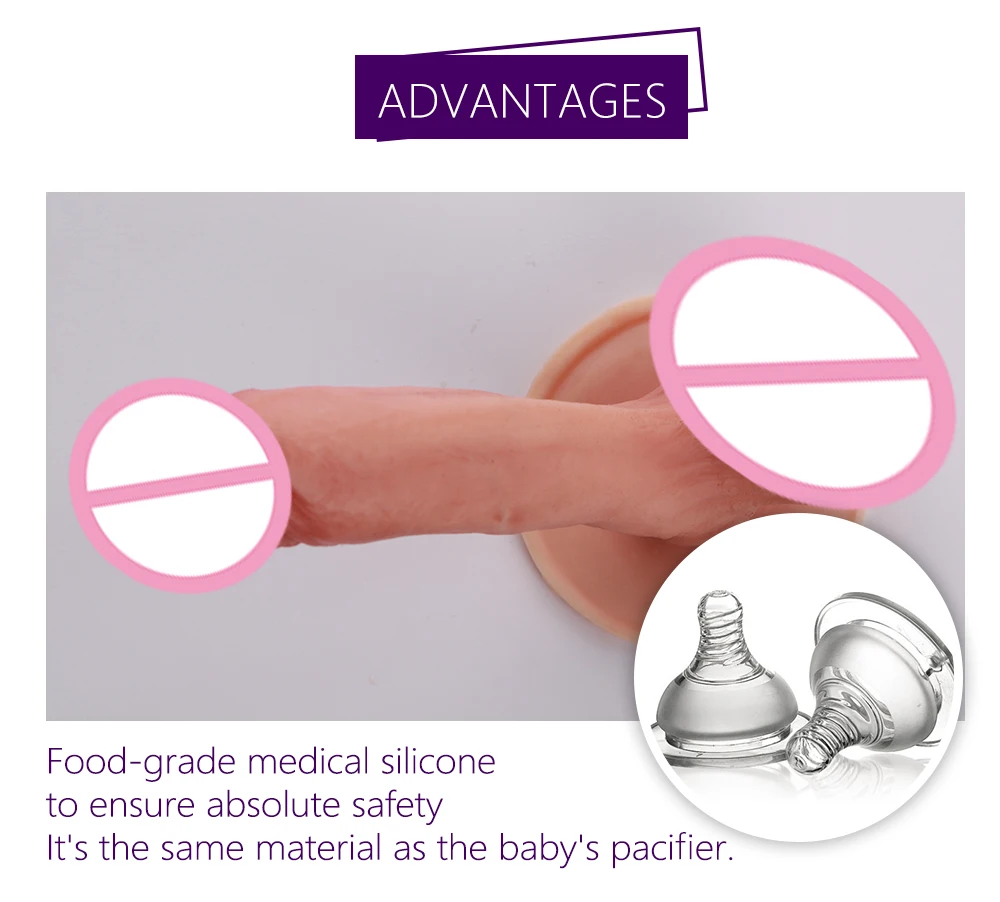 Eyung Horse Dildos Realistic Food Grade Soft Silicone Huge Big Penis With Suction Cup Sex Toys for Man Anal Female Masturbation (3)