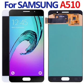 

Original Super AMOLED for SAMSUNG Galaxy A5 2016 A510 A510FD A510F A510M LCD Display Touch Screen Digitizer Assembly Replacement