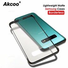 Akcoo Примечание 10 чехол дизайн без рамок для samsung Galaxy S7 8 9 Plus Note 8 9 S10 A20 30 40 50 60 70 80 93 M10 20 40 матовый чехол