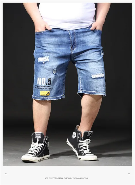 Jean Shorts For Men Denim Ripped 