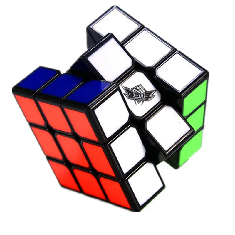 Cyclone Boys FeiKu 3x3x3 черный магический куб профессиональный образовательный ультра-Гладкий 3x3 скоростной Твист Головоломка Куб детские игрушки подарок