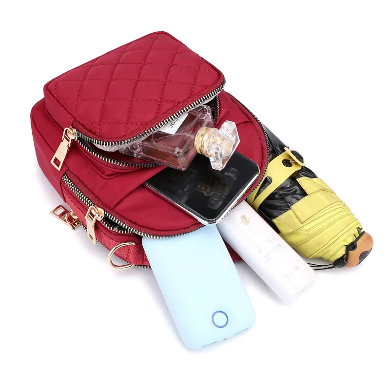 

Baigou Supply of Goods 2019 New Style Fashion Rhombus Spiraea Shoulder Oblique Hand Mini WOMEN'S Bag