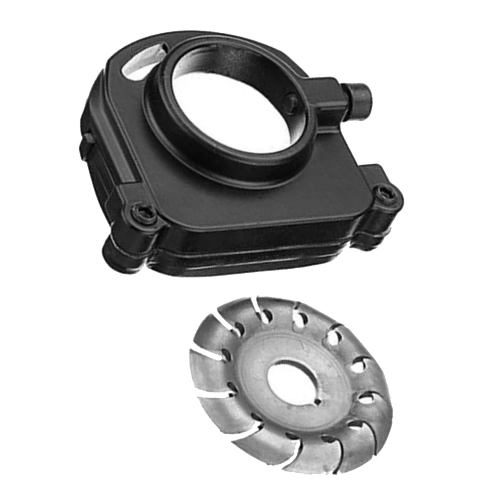 2 pcs set 65* 16mm Angle Grinder Accessories 65*16mm 12 Teeth Wood Carving Disc+Protective Cover
