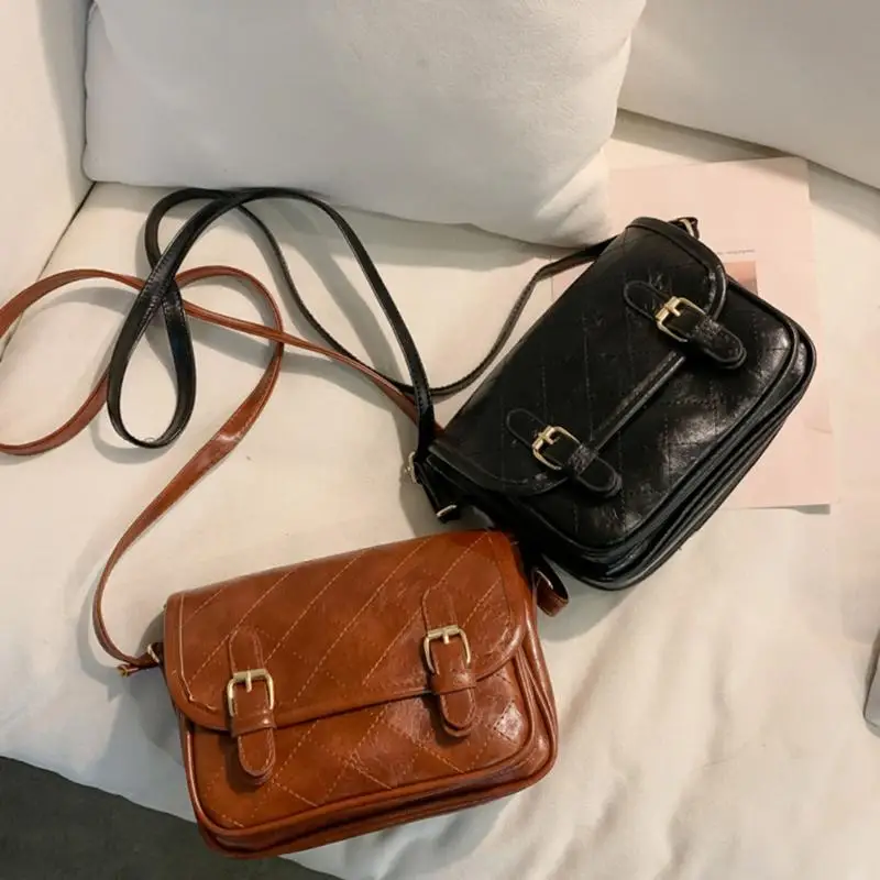 Лидер продаж, винтажные сумки через плечо bolsa feminina, женские сумки через плечо, кожаные одноцветные сумки-мессенджеры, сумки